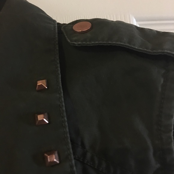 SOLD On Another  Site Army Green Long Vest - Picture 5 of 5